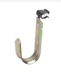 Hammer-on J-hook designed for I-beam installation, suitable for cable support.