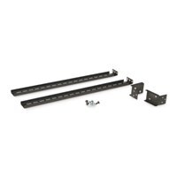 Extended keyboard tray for additional workspace in office or server setups.