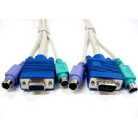 KVM cable with audio support for multi-computer setups.