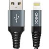 Lightning USB cable for connecting devices to power sources.