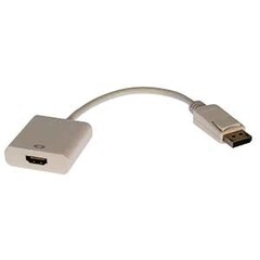 Mini DisplayPort to HDMI cable for connecting Mini DisplayPort devices to HDMI.