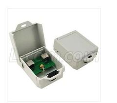 Outdoor lightning surge protector for network cables, designed for outdoor use.