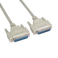 DB25 male to DB25 male parallel cable, ideal for high-speed data transfer.