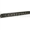 Rack mount 4-port lightning surge protector for network and audio/video.