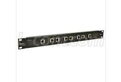 Rack mount 4-port lightning surge protector for network and audio/video.