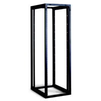 41U knockdown open frame rack for customizable equipment setups.