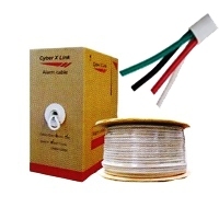 Four conductor security cable, designed for reliable signal transmission.