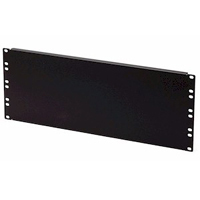4U blank spacer for maintaining proper airflow in server racks.