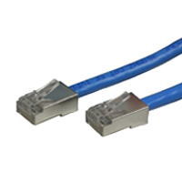 STP cable in blue, ideal for high-performance network environments.