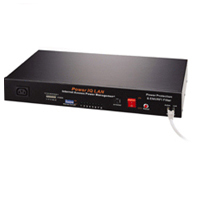 Remote monitoring surge strip that allows users to track power usage and surge events.