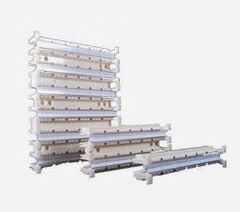 Telco 110 block featuring multiple ports for efficient wiring management.