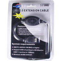 USB active extension cable, designed for reliable data transfer over long distances.