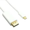 USB-C to DisplayPort cable, designed for high-quality video output.