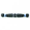 Cat6 outdoor coupler, RJ45, shielded, straight, female to female.